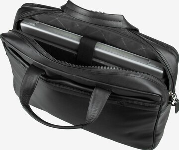 Borsa portadocumenti di Braun Büffel in nero