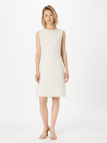 Robe fourreau SWING en blanc : devant