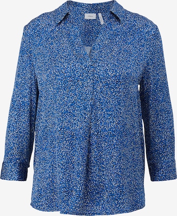 s.Oliver BLACK LABEL Blouse in Blauw: voorkant