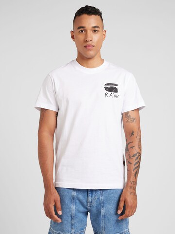G-STAR Bluser & t-shirts 'Burger' i hvid