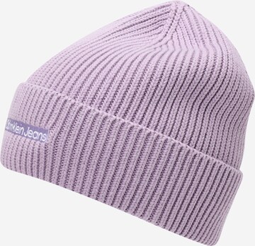 Bonnet Calvin Klein Jeans en violet