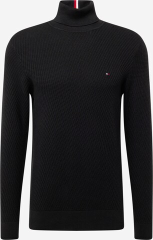 TOMMY HILFIGER Sweater in Black: front