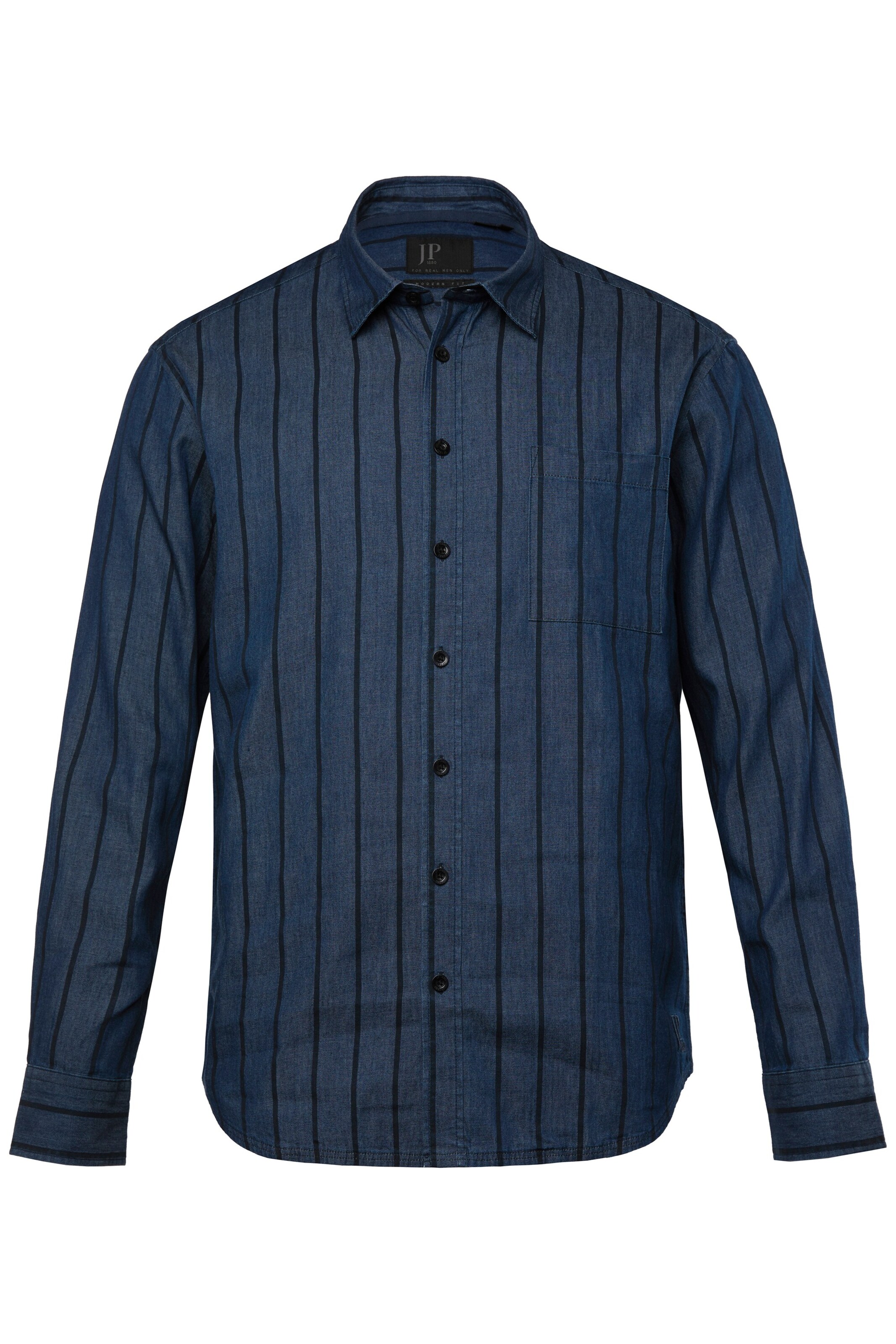 JP1880 Regular Fit Hemd in Blau: Vorderseite