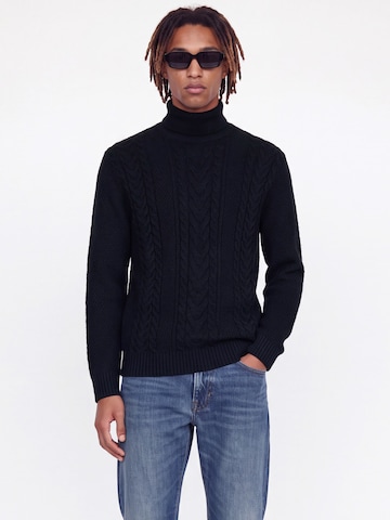 JACK & JONES Sweater 'JJJAMES' in Blue: front