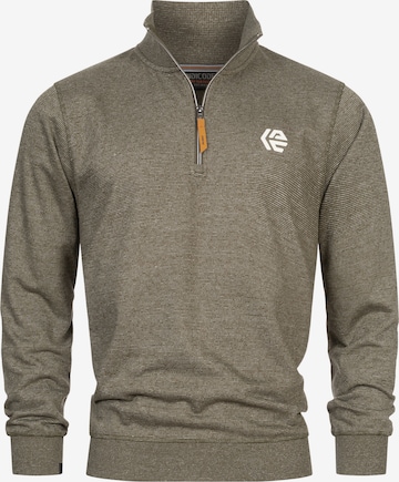 INDICODE JEANS Pullover 'Caspar' in Grün: Vorderseite