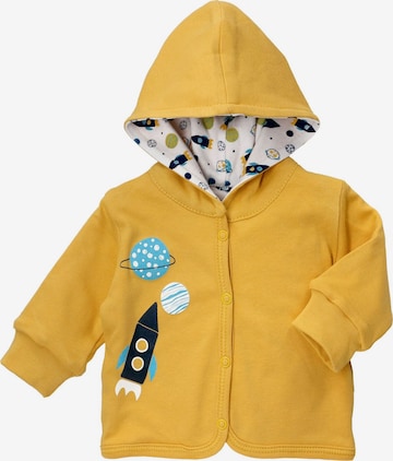 Baby Sweets Zip-Up Hoodie in Yellow: front