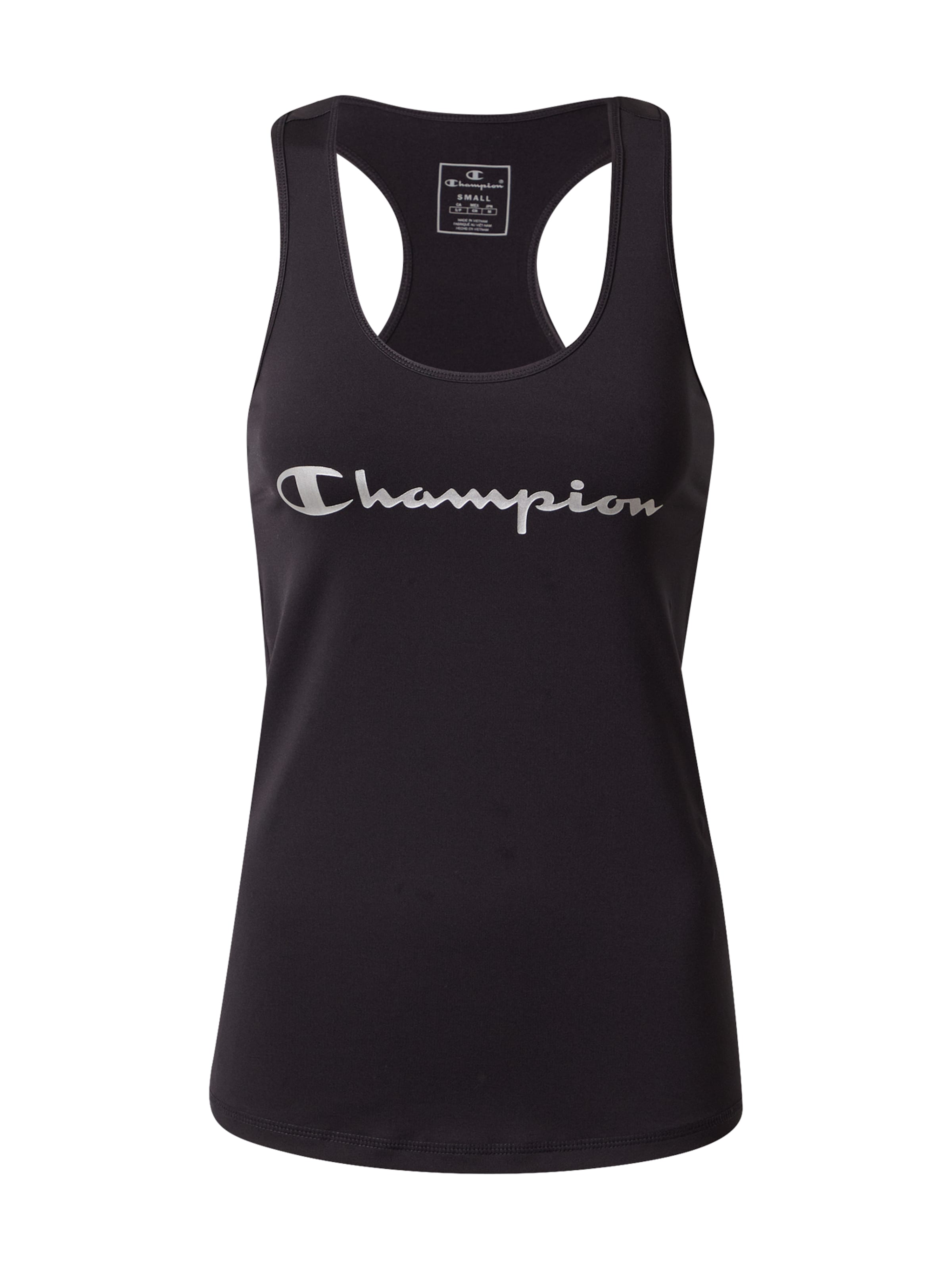 Champion Sporttop in Schwarz: Vorderseite