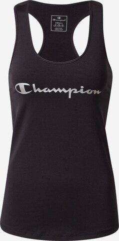 Champion Authentic Athletic Apparel Αθλητικό τοπ σε μαύρο: μπροστά