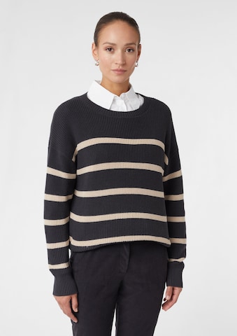 Pull-over comma casual identity en gris : devant