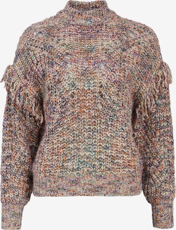 Pullover 'FLEUR' di OBJECT in rosa: frontale