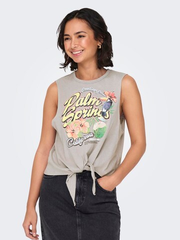 ONLY Top in Grey: front