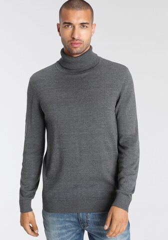 AJC Pullover in Grau: Vorderseite
