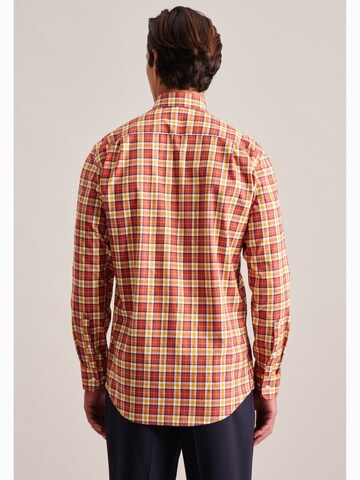 Coupe regular Chemise business SEIDENSTICKER en orange