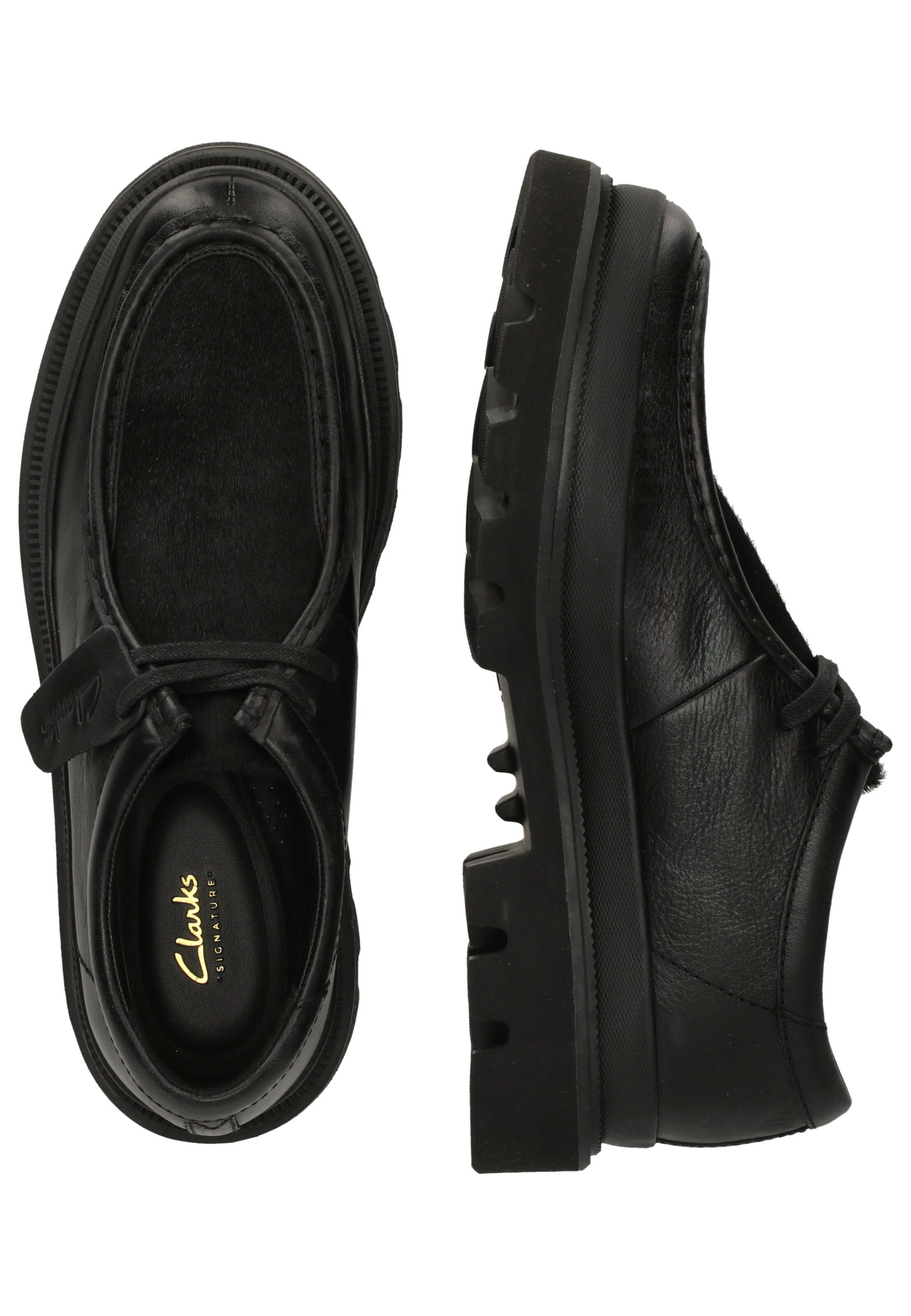 CLARKS Veterschoen in Zwart