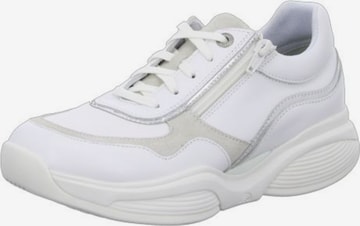 Xsensible Athletic Lace-Up Shoes in White: front