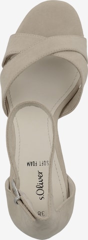 s.Oliver Strap sandal in Grey