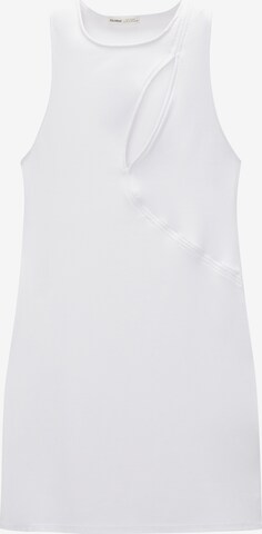 Pull&Bear Dress in White: front