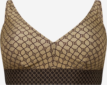 River Island Plus Bra in Brown: front