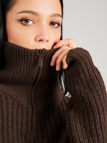ABOUT YOU x Chiara Biasi Sweater 'Lio' in Brown