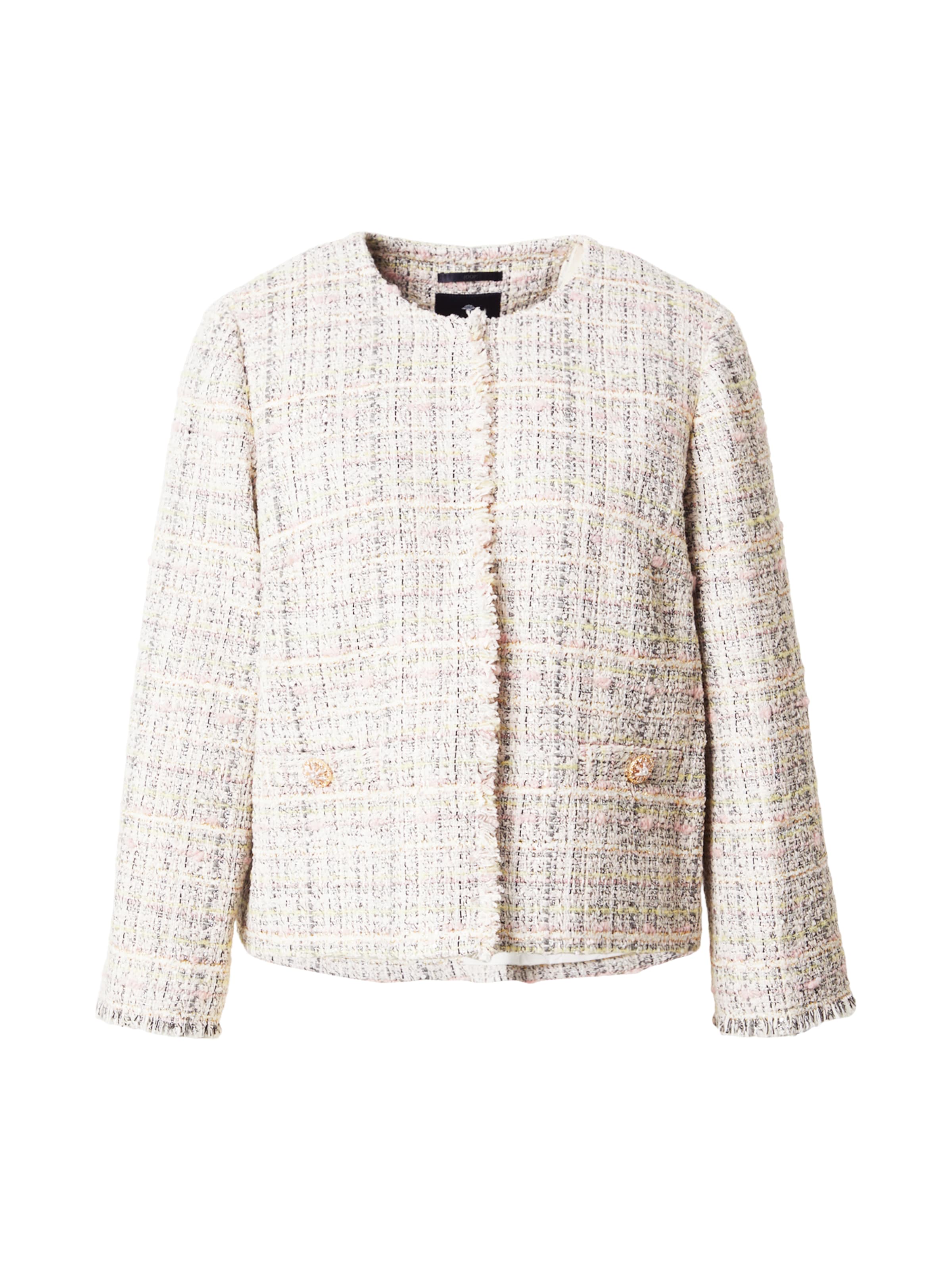 JOOP! Jacke 'Jemina' in XS in pastellgelb / rosa / schwarz / weiß, Produktansicht