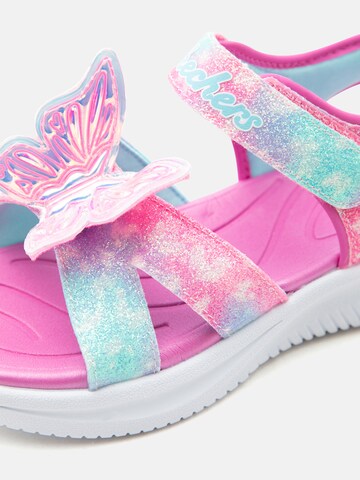 Sandale de la SKECHERS pe roz