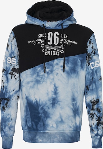 Sweat-shirt 'CL593' CIPO & BAXX en bleu : devant