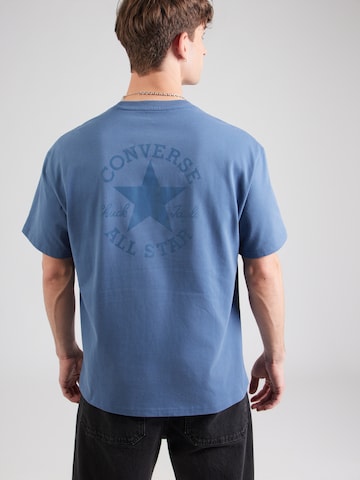T-Shirt 'SNEAKER PATCH' CONVERSE en bleu : devant