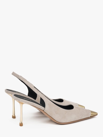 Estro Slingpumps '7762' in Beige