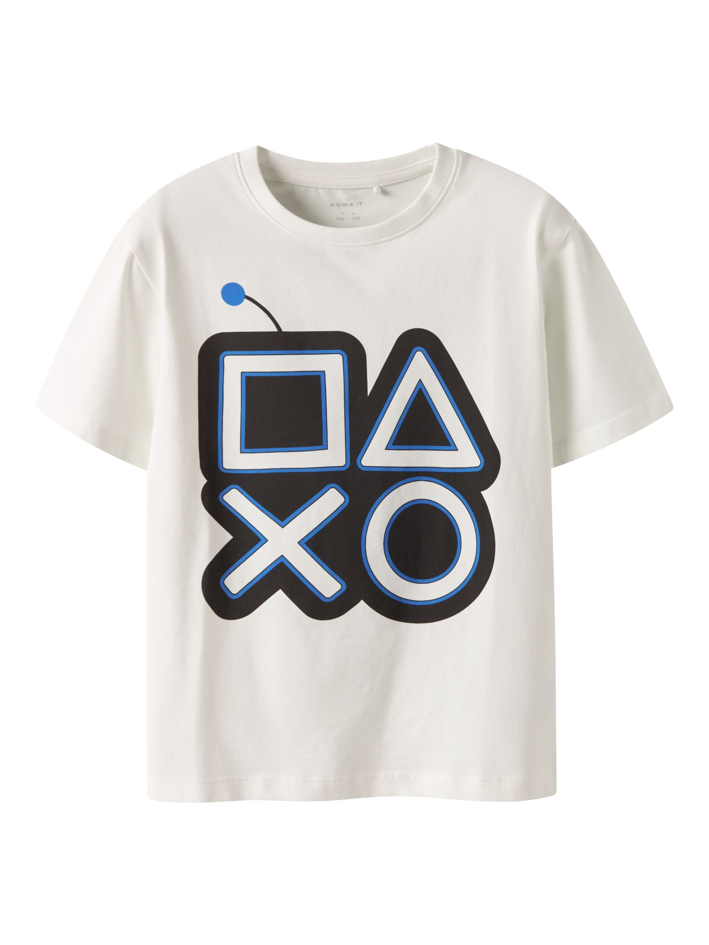 NAME IT - Camiseta 'NKMSteve PlayStation' en blanco: frente
