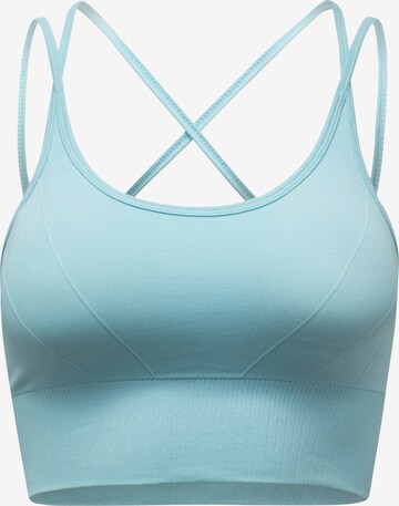 Bustier Soutien-gorge de sport 'Kalu' Born Living Yoga en bleu : devant