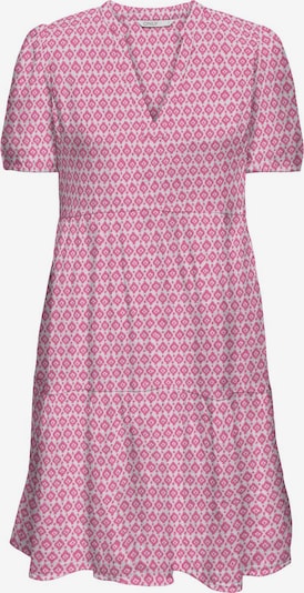 Rochie tip bluză 'NORA' ONLY pe roz eozină / alb, Vizualizare produs
