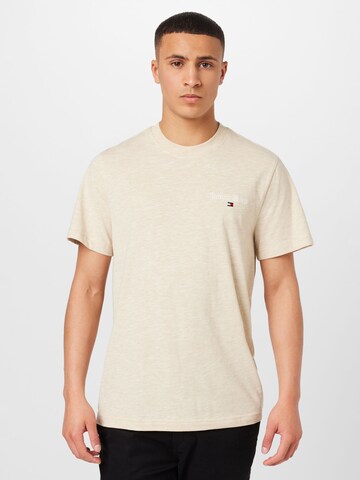 Tommy Jeans Shirt in Beige: voorkant