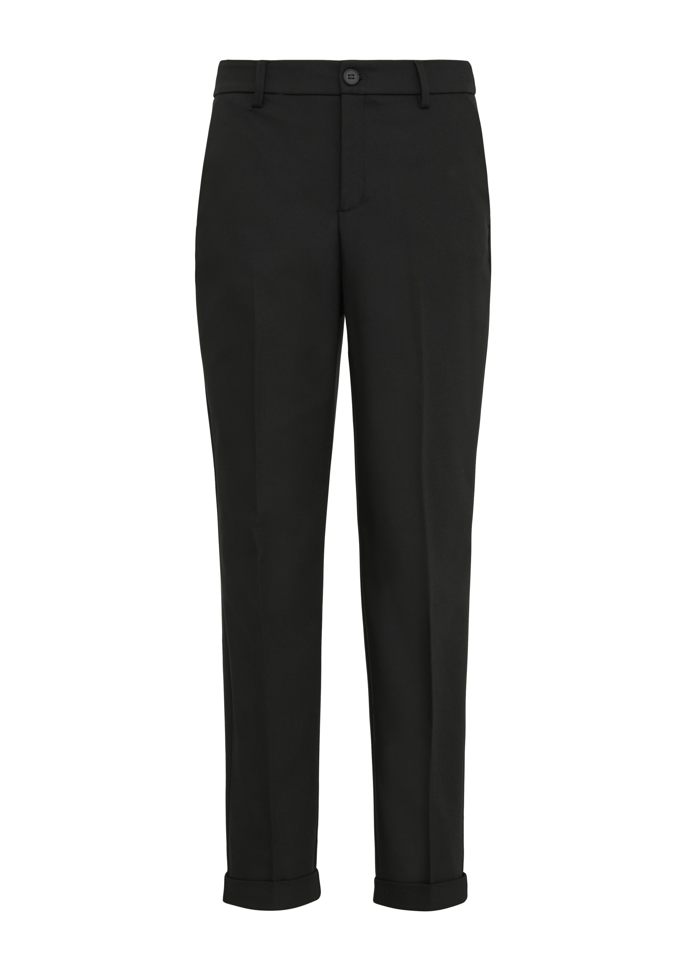s.Oliver Tapered Hose in Schwarz: Vorderseite
