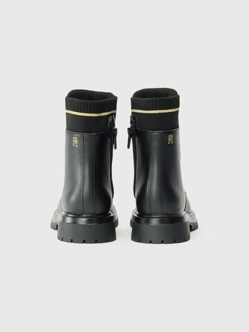 TOMMY HILFIGER Stiefel 'Elastic' in Schwarz