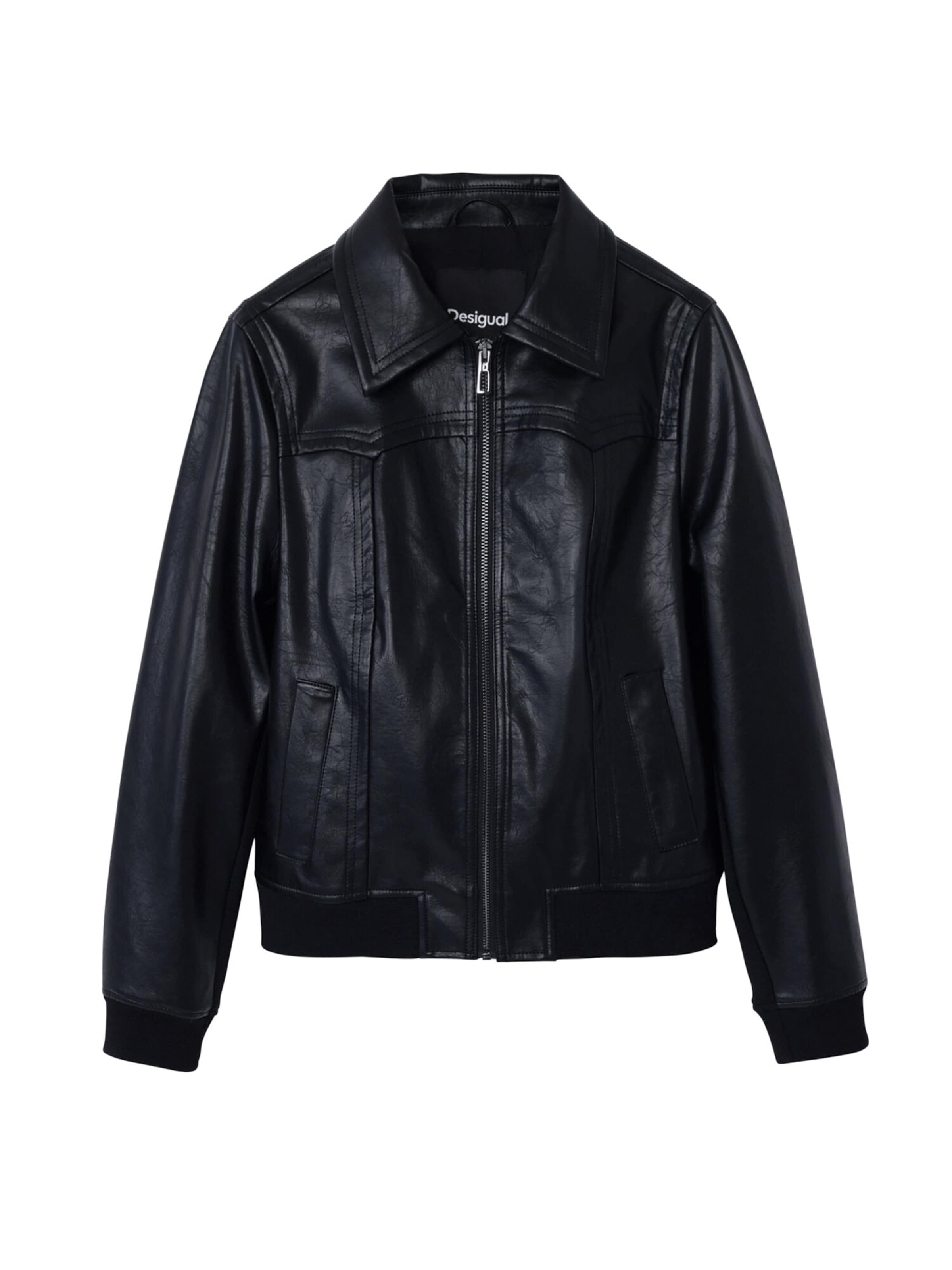 Chaqueta cuero desigual hombre shop