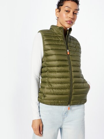 SAVE THE DUCK Vest 'CHARLOTTE' in Green: front