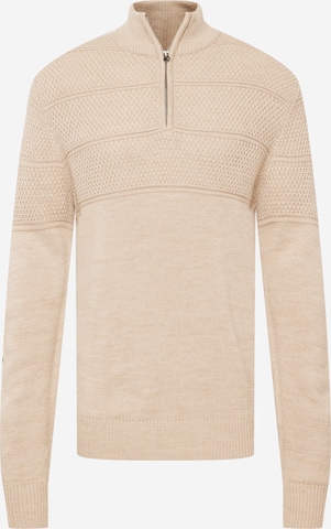 JACK & JONES Tröja 'JERRY' i beige: framsida