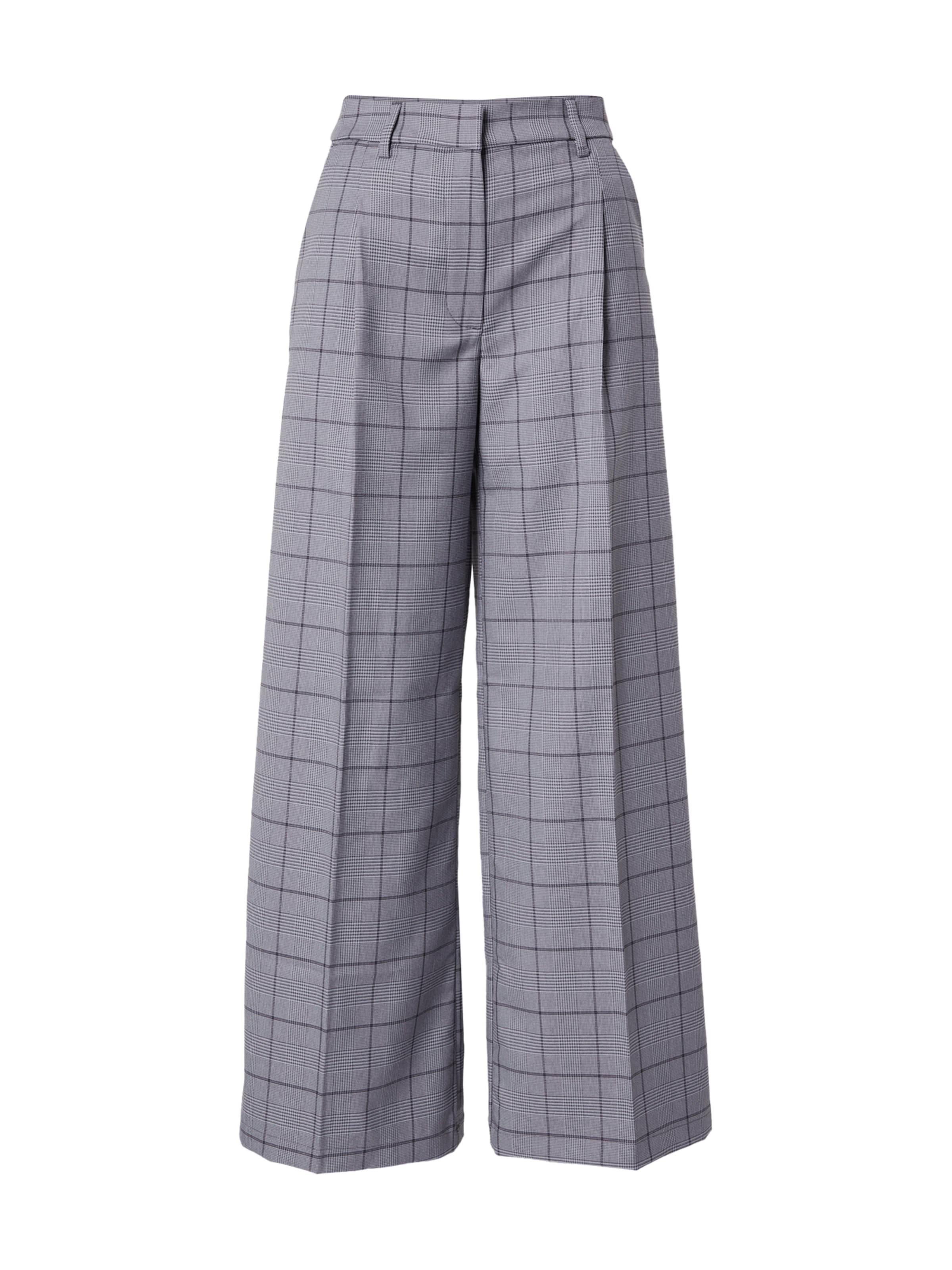 Wide Leg Pantalon à pince Monki en gris : devant