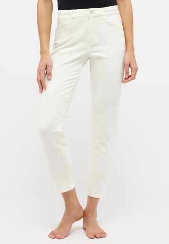 Angels Slimfit Jeans 'Ornella' in Wit: voorkant