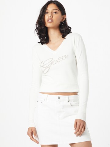 GUESS Sweater 'LAURE' in White: front