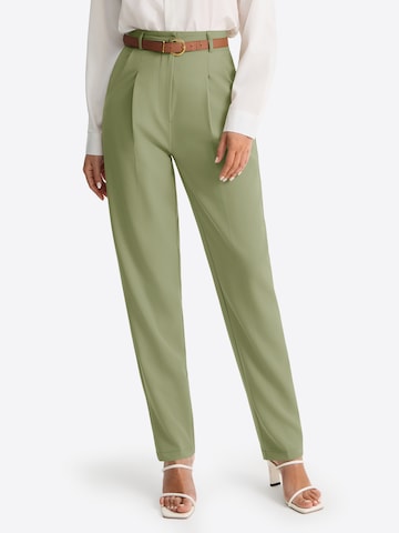 Imily Bela - Tapered Pantalón plisado en verde: frente