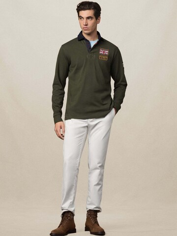 Hackett London Poloshirt 'Heritage Rally' in Grün