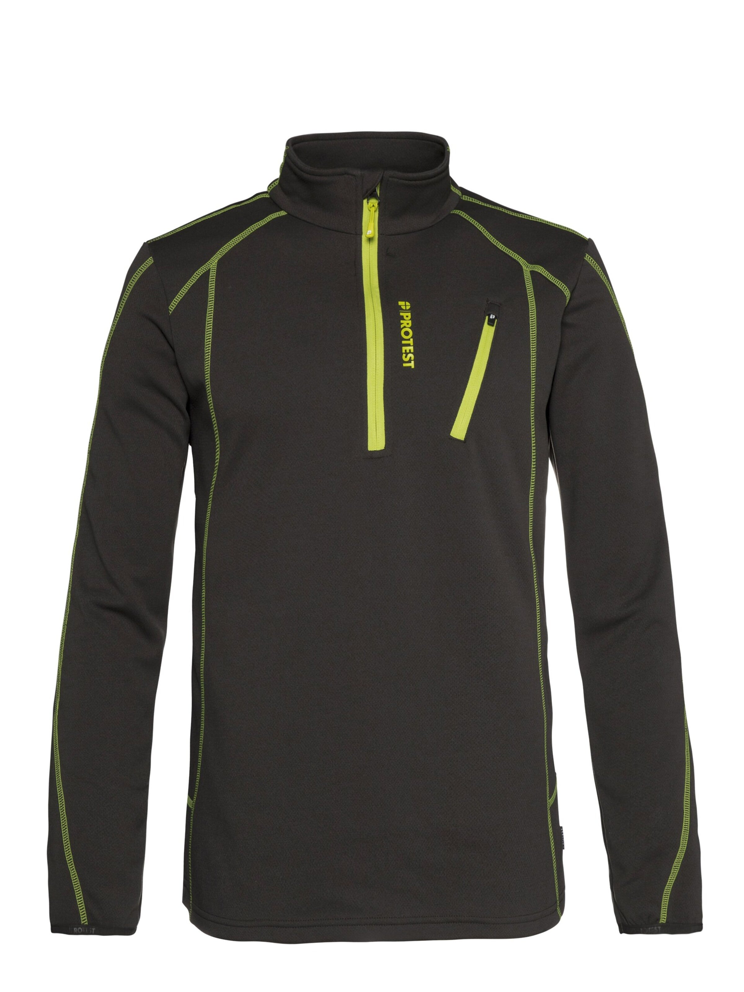 PROTEST Athletic Sweatshirt 'HUMANS' in Green: front