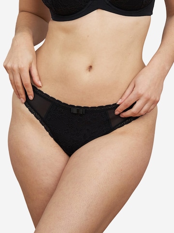 SugarShape Tanga 'Valerie' – černá: přední strana