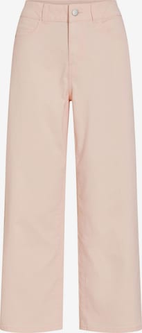 VILA Wide Leg Jeans 'VIEmma' in Pink: Vorderseite