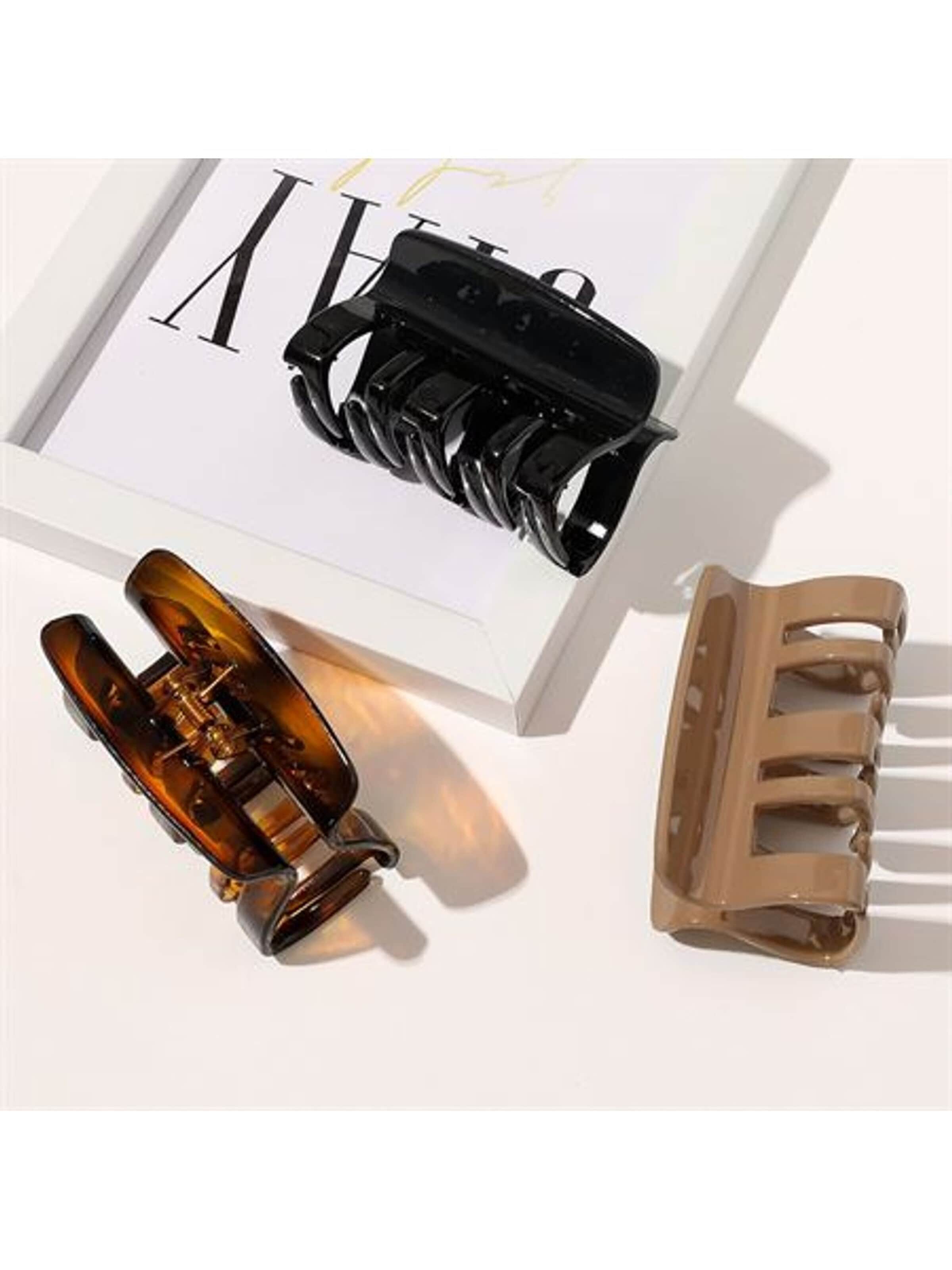 Ornement pour cheveux 'SOHO Baix Hair Clip - Brown Ombre' soho Hair accesoires en transparent