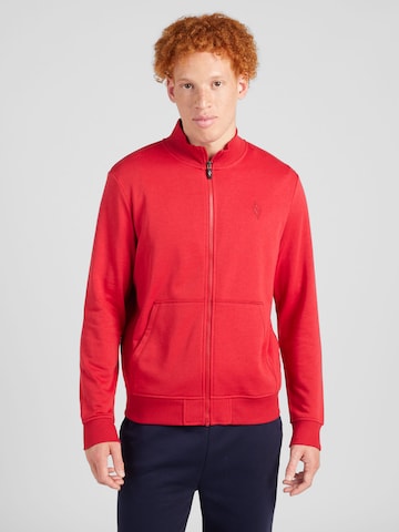 SKECHERS Sports sweat jacket 'GOWALK EVERYWHERE' in Red: front