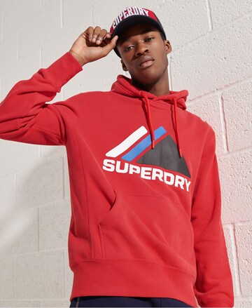 Superdry Sportsweatshirt 'Mountain' in Rood