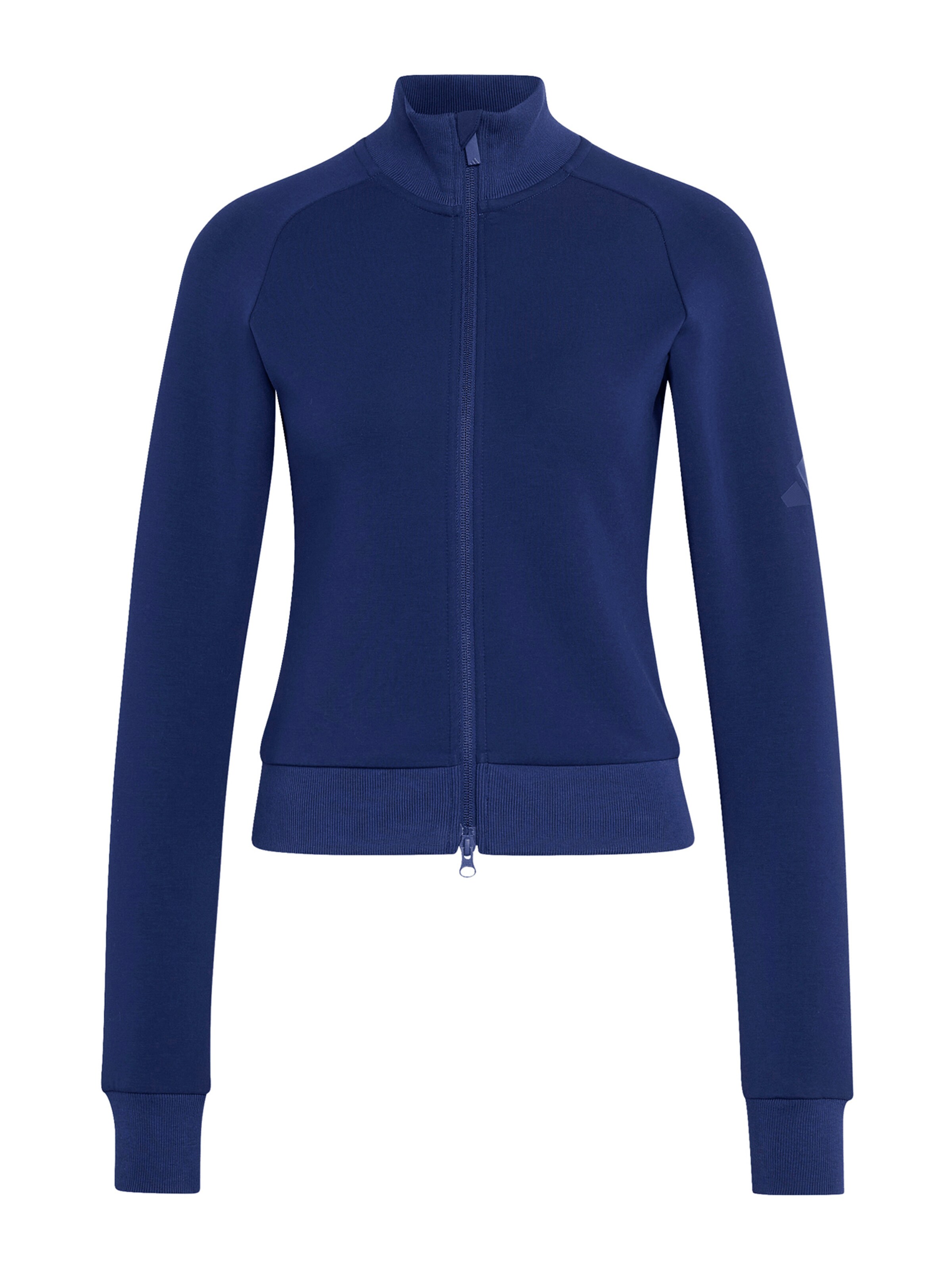 ADIDAS SPORTSWEAR Sportsweatjacke 'Soft Lux' in Blau: Vorderseite