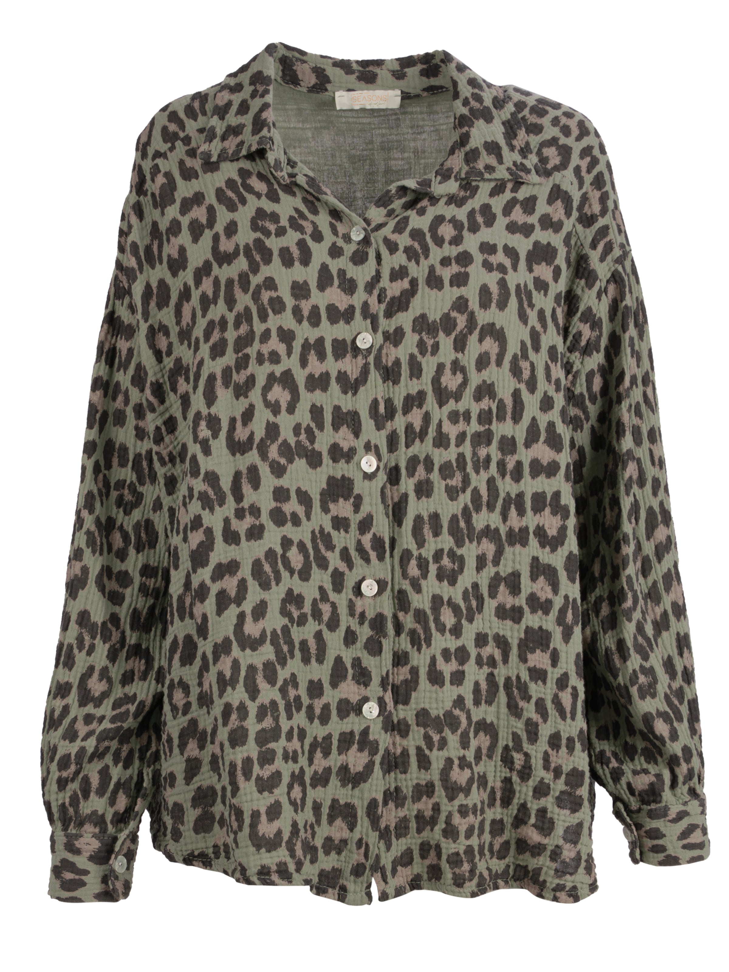 Chemisier 'Leo Queen' Seasons of April en vert : devant